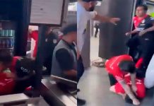 #VIDEO Se desata batalla campal entre aficionados de Atlas y Chivas previo al clásico Tapatío