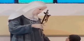 #VIDEO Video de supuesta Virgen “parpadeando” causa revuelo en redes sociales