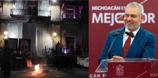 Saldo Blanco en manifestación del 8M en Michoacán: Bedolla