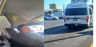Reconocen a chofer de ruta gris por su buena acción con adulto de la tercera edad en Morelia