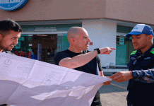 Supervisa Adolfo Torres avance de obra sanitaria en la colonia Lomas del Punhuato