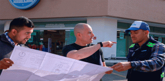 Supervisa Adolfo Torres avance de obra sanitaria en la colonia Lomas del Punhuato