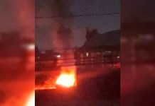 Delincuentes roban taxi y lo queman en la colonia Gertrudis Sánchez, al norte de Morelia