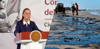 Derrame en el Golfo apunta a empresa privada y descarta responsabilidad de PEMEX: Claudia Sheinbaum