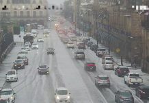 #GALERIA Granizada sorprende a Morelia en plena Semana Santa