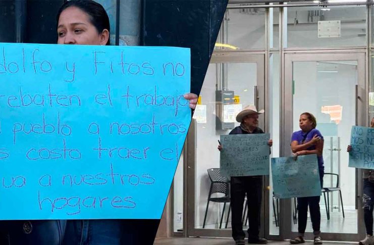 Integrantes de la ex tinta junta local de Santa María toman el CAM