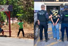 #VIDEO FUERTE // Joven mata a su compañero de clase en la calle y su madre lo entrega ante la policía