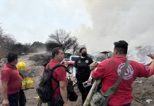 Gobierno de Apatzingán atiende incendio con trabajo coordinado