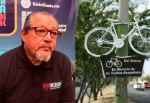 Colocan dos nuevas “bicicletas blancas” en Morelia; recuerdan a víctimas de atropellamiento