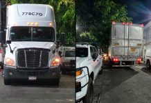 GN asegura tráiler en la México-Guadalajara con cargamento de presunta sustancia ilícita