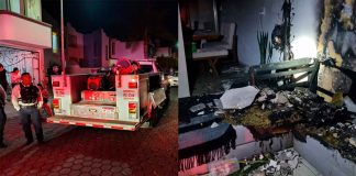 Explota batería de celular e incendia una casa al sur de Morelia