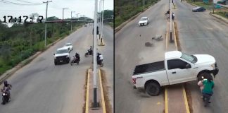 #VIDEO FUERTE // Camioneta embiste de frente a dos mujeres y les quita la vida al instante