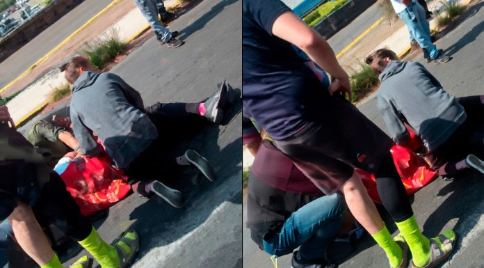 VIDEO | Camión repartidor de agua atropella a una persona en el Libramiento Sur de Morelia Camion-repartidor-agua-atropella-persona-Libramiento-Sur-Morelia-Costco