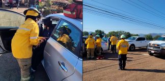 Choque vehicular deja una persona levemente herida en la Morelia-Pátzcuaro