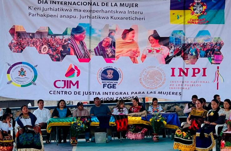 En Ichán, encabeza FGE primer Encuentro Regional de Mujeres Purépechas