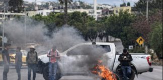 Manifestación bloquea Libramiento Sur de Morelia; circulación ya fue restablecida