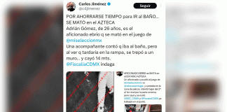 Aficionado que murió tras caer 14 metros en el Estadio Banorte; intentaba “ahorrarse tiempo” para ir al baño