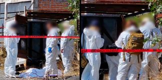 Hallan cadáver femenino calcinado en una caja seca de camioneta, en Atapaneo