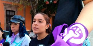 Vallas en Palacio generan polémica entre feministas rumbo a la marcha del 8M