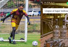 Portero del Atlético Morelia presume armas y tequila en Instagram
