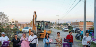 Obras que sí transforman, Mónica Valdez pone en marcha inicio de obras integrales en colonia Jardines de Zacapu