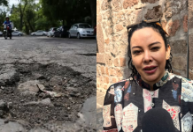 Dueño de banco de arena, ya esta rellenando carretera a punto de colapsar