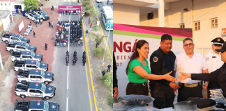 Más equipo y nuevas unidades para la Policía de Apatzingán: inversión para fortalecer la corporación.