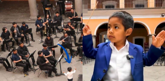 #VIDEO // Niño de 4 años sorprende como director de orquesta en Puebla