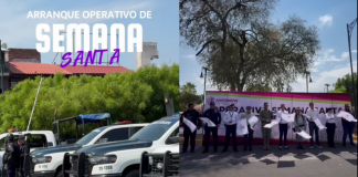 Refuerzan seguridad en Apatzingán previo a la Semana Santa