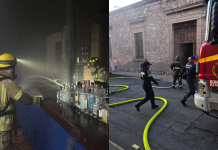 Se registra incendio en el bar Watson en el centro de Morelia