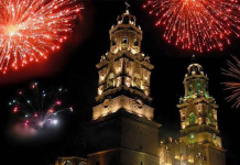 La Matraca monumental en Catedral de Morelia se alista para los días santos