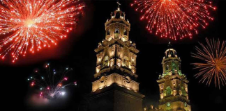 La Matraca monumental en Catedral de Morelia se alista para los días santos