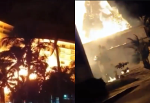 Incendio consume palapa en hotelera de Cancún