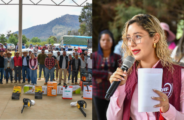 Ruta del Bienestar acerca apoyos y servicios a comunidades de Yuretzio, La Noria y El Refugio