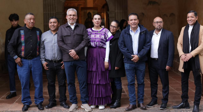 Bedolla y Josefina Rodríguez anuncian nueva ruta aérea AIFA-Morelia-Uruapan