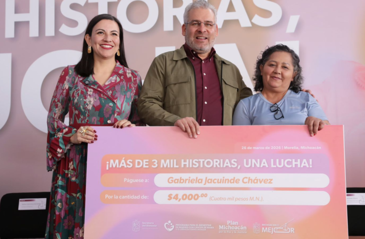“No están solas”, alcanza Bedolla meta histórica de 3 mil mujeres apoyadas en su lucha contra el cáncer
