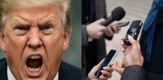 Trump intensifica ataques contra la prensa, advierte sanciones por “fake news” y traiciones a la patria