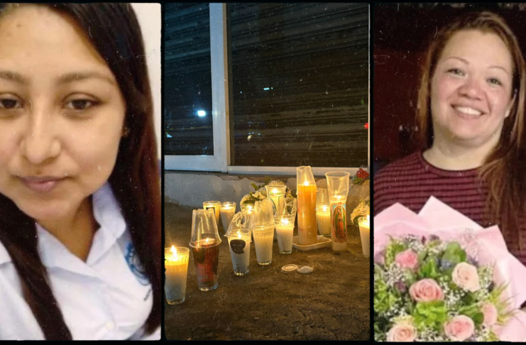 Vecinos y comunidad estudiantil colocan flores para despedir a maestras asesinadas en Lázaro Cárdenas