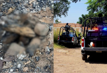 Hallan cuerpo calcinado y semienterrado en Jacona