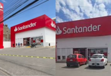 Comando armado roba 2.6 millones de pesos frente a banco en Santa Rosa, Oaxaca