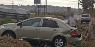 Accidente automovilístico deja una mujer herida en la Morelia-Maravatío