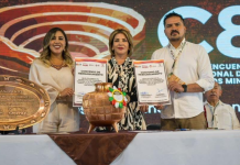 Concreta Dayana Pérez Mendoza en Cananea, Sonora alianza histórica en beneficio de artesanos del cobre