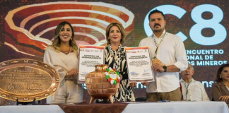 Concreta Dayana Pérez Mendoza en Cananea, Sonora alianza histórica en beneficio de artesanos del cobre