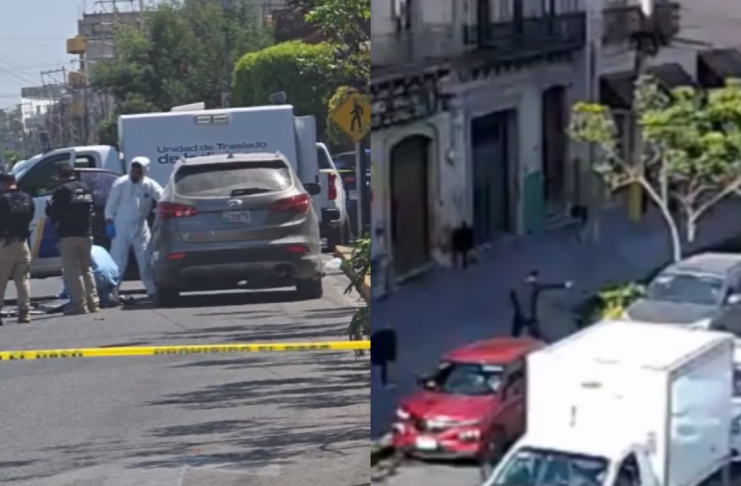 Asesinan a hombre a balazos frente a Presidencia Municipal de Irapuato
