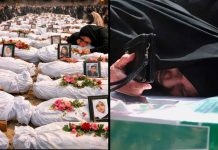 #VIDEO // Dolor colectivo: multitud despide a más de 160 víctimas de escuela bombardeada