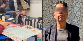#VIDEOS // Maestro es detenido por grabar con celular bajo la falda de alumnas en plena clase