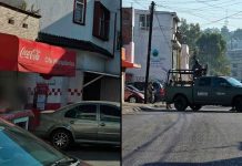 Tras operativo, militares y agentes federales aseguran a al menos 5 clientes de una menudería en Morelia