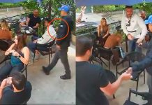 #VIDEO // Con pistola en mano, ladrón asalta a clientes en exclusivo restaurante