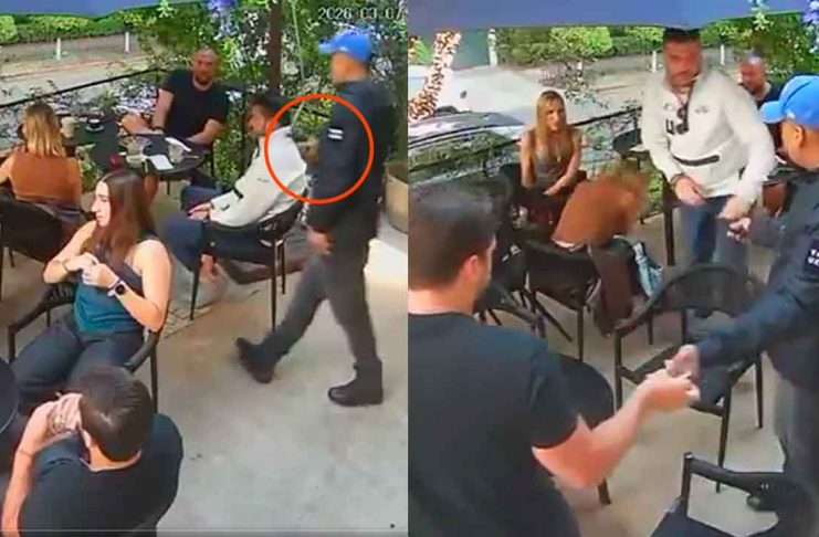 #VIDEO // Con pistola en mano, ladrón asalta a clientes en exclusivo restaurante