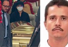 Sepultan en ataúd de oro a “El Mencho”